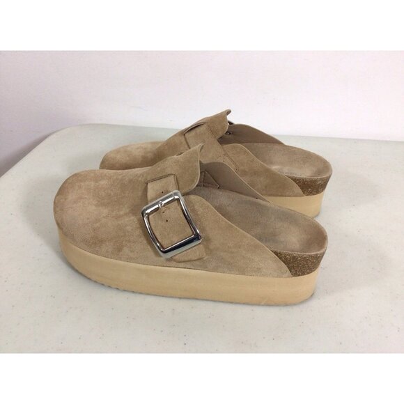 Steve Madden Shoes - Steve Madden Suede Platform Clogs Slip on Shoes Womens 8.5